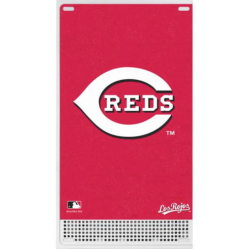 MLB Cincinnati Reds - Solid Distressed Xbox Series S Console Skin